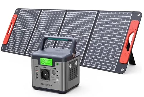 SWAREY kit Solaire 500W(1000W Pic) Generateur Electrique Portable Batt